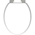 Produktbild: Schütte WC-Sitz White 84100, oval, aus Holz, mit Absenkautomatik und Edelstahlscharnier, weiß