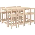 Produktbild: vidaXL 9-tlg Gartenbar-Set Massivholz Kiefer Modell 1