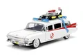 Produktbild: Jada Toys Ghostbuster ECTO-1, Modellauto, Spielzeugauto aus Die-cast, öffnende Türen, Kofferraum & Motorhaube, Maßstab 1:24, weiß
