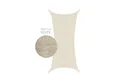 Produktbild: anndora Sonnensegel Tarp 3x6 - rechteckiger Sichtschutz HDPE, (beige), luftdurchlässiger Stoff