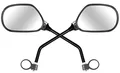Produktbild: PEARL Fahrradspiegel: 2er-Set Fahrrad-Rückspiegel mit Lenkerhalterung, für rechts und Links (Fahrradspiegel zum Abnehmen, Fahrradspiegel für e-Bike, Außenspiegel)