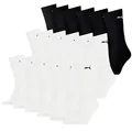 Produktbild: PUMA Socken Cush Crew Sportsocken Tennis Unisex 18 Paar, Farbe:weiß - schwarz, Socken & Strümpfe:35-38