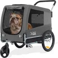 Produktbild: Tiggo VS Pet Large Hundefahrradanhänger + Jogger 2 in 1 Hundeanhänger Hundetransporter Fahrradanhänger