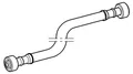 Produktbild: Grohe Rapid Pro / Rapid SL / Uniset Anschlussschlauch für WC-Spülkasten 6-9 l chrom - 42233000