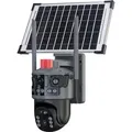 Produktbild: TECHNAXX Dual Kamera Outdoor TX-329, 4G, mit Solarmodul - Schwarz