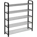 Produktbild: FIVE Schuhregal aus Metall und Kunststoff in Schwarz