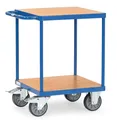 Produktbild: Fetra Tischwagen quadratisch Holzwerkstoff 2 Etagen 600x600mm Ladefläche