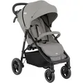 Produktbild: Joie Buggy Litetrax, Grau, Textil, 58x103x93.6 cm, EN 1888, Feststellbremse, Fußstütze abklappbar, Federung, 5-Punkte-Gurt, für Babyschale geeignet, Griff in Lederoptik, Transportsicherung, Einhand-Faltmechanismus, abnehmbarer Schutzbügel, Baby on Tour, Kinderwagen, Buggys