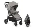 Produktbild: Joie Kinder-Buggy Litetrax - Pebble, Sportwagen mit Liegeposition & Regenschutz bis 22 kg belastbar