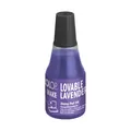 Produktbild: COLOP Nachfüllfarbe für MAKE Stempelkissen | Violett/Lila | 25 ml wasserbasierte Stempelfarbe mit praktischer Verstreichdüse | Lovable Lavender
