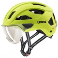 Produktbild: uvex Stride Visor MIPS Fahrrad Helm matt lime gelb 2026 53-56 cm Unisex