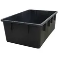 Produktbild: Großbehälter - konische Ausführung - Volumen 160 l - Graf® - Maße (L x B x H) 880 x 640 x 360 mm - Gewicht 5,3 kg - Farbe schwarz - Griffe 2 x Gr