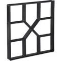 Produktbild: Relaxdays Betonform Polypropylen Schwarz Wiederverwendbar 4 cm x 40 cm x 40 cm 540 g