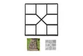 Produktbild: relaxdays Fundamentrahmen Betonform Gussform, BxT: 40x40 cm