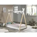 Produktbild: Vipack Hausbett, Weiß, Kiefer, Holz, Kiefer, teilmassiv, 70x140 cm, bodentiefer Einstieg, Kinder- & Jugendzimmer, Kindermöbel, Kinderbetten, Hausbetten