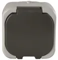 Produktbild: REV-Ritter Feuchtraum Aufputz Steckdose AquaTop, IP 44, grau