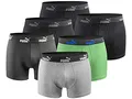 Produktbild: PUMA Herren Boxershort Limited Statement Edition 6er Pack - Black-Green-Grey New - Gr. L