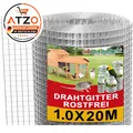 Produktbild: Hasengitter 20m x 1m Verzinkt 12,7mm Maschenwe