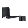 Produktbild: Teufel CINEBAR LUX Surround Ambition 5.1 Set - Soundbar mit Subwoofer und Kabellosen Aktiv Rear-Speaker, Dolby Audio, WLAN, Bluetooth, Multiroom, 4K-Pass-Through, HDMI 3D ARC CEC - schwarz