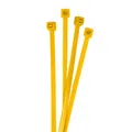 Produktbild: Lumonic 100x Kabelbinder 100 x 2,5mm I Gelbe Kabelbinder in Industriequalität I Kabelbinder UV beständig, Kabelbinder wetterfest, Kabelbinder gelb