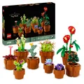 Produktbild: LEGO 10329 Icons Tiny Plants Set, Artificial Flowers in 9 Buildable Teracotta-Co