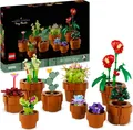 Produktbild: LEGO 10329 Icons Mini Pflanzen9 künstliche Blumen zum Bauen Valentinstag Deko