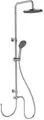 Produktbild: WENKO Duschsystem Watersaving, 3 Strahlart(en), Chrome, höhenverstellbare Duschstange von 75-120cm