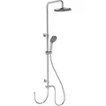 Produktbild: Wenko Überkopfbrauseset, Chrom, Metall, 3-teilig, 22.5x75-120x27 cm, Badezimmer, Baden & Duschen, Duscharmaturen