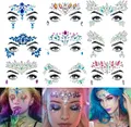 Produktbild: 9Pcs Gesicht Edelsteine,Glitzer Gesicht, Schmucksteine Selbstklebend Gesicht,
