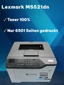 Produktbild: Lexmark MS521dn - Laserdrucker LAN USB Duplex - nur 6501 Druckseiten