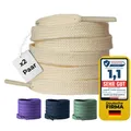 Produktbild: 2 Paar Premium Schnürsenkel flach 10 mm breit  LC1 reißfest Schuhbänder Ersat...