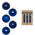 Produktbild: 24 Weihnachtskugeln Glas 3cm Christbaumkugeln Weihnachtsbaumkugeln Weihnachten Christbaumschmuck Weihnachtsbaumschmuck Dunkelblau Royalblau