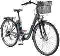 Produktbild: Telefunken E-Bike Cityrad Multitalent RC822, 7 Gang Shimano Tourney Schaltwerk, Kettenschaltung, Frontmotor, 531,3 Wh, (2 V-Bremsen, Beleuchtung, Straßenzulassung, ca. 100 km Reichweite), Elektrofahrrad, Damen Herren, 28 Zoll, 36,9 V, 531,3 Wh Akku, Pedelec