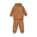 Produktbild: CeLaVi Unisex Kids Basic Recycle PU Rainwear Set, Amber Brown, 100