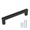 Produktbild: LONTAN 15 Stück Möbelgriffe Schwarz 128mm lochabstand Schrankgriffe für Küchenschränke Küchengriffe Schwarz Türgriffe Küche Griffe Möbel