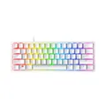 Produktbild: RAZER Huntsman Mini Mercury - Linear Optische Switches (RED), Formfaktor von nur 60 %, Doubleshot PBT-Tastenkappen