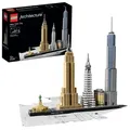 Produktbild: LEGO Architecture New York City Set, Skyline-Modellbausatz mit World Trade Center und Freiheitsstatue, Basteln für Erwachsene, Home und Büro-Deko... - Bunt