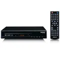 Produktbild: Lenco DVD-120 DVD-Player - HDMI und SCART Anschluss - USB Wiedergabe - MP3,MPG,MPEG4,AVI - Audio und Video Out - Fernbedienung -Schwarz, DVD-120BK, Kompakt