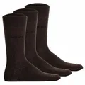 Produktbild: bugatti Herren Socken, 3er Pack - Socks Soft Cotton Uni Basic Braun 43-46