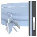 Produktbild: BKSAI Zugluftstopper Fenster Dichtungsband Selbstklebend Fensterdichtung Abdichten Tür Dichtung Doppelte Aufgebaute Isolierung gegen Kälte Wasserdicht Fensterabdichtung Kälteschutz (Grau, 6M)