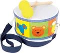 Produktbild: small foot Trommel mit Trommelstöcken aus Holz, mit verstellbarem Gurt, Musikinstrument für Kinder, ab 3 Jahren, 3315
