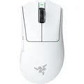 Produktbild: RAZER DeathAdder V4 Pro Weiß - Ultraleichte kabellose ergonomische E-Sport-Maus RZ01-05330200-R3G1