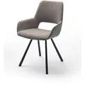 Produktbild: MCA Parana Polsterstuhl mit Armlehne Metall/Feingewebe/Flachgewebe - Anthrazit