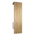 Produktbild: Vladon Garderoben-Set Carlton Set 5, (Wandgarderobe bestehend aus, mit integrierter Tür und 1 Kleiderstange), Weiß matt/Eiche Natur (52 x 193 x 35 cm)