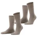 Produktbild: Esprit Socken Basic Easy (2-Paar, 2er Pack) breiter Komfortbund, Doppelpack atmungsaktiv braun 43-46