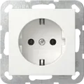 Produktbild: GIRA 4188 03 - Steckdose 16 A 250 V AC, Steckklemmen, reinweiß glänzend