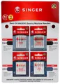 Produktbild: Singer Nähmaschinennadeln im Set, Best-Of, 4 Päckchen / 25 Nadeln im Blister