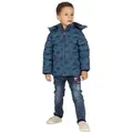 Produktbild: SALT AND PEPPER Outdoorjacke mit Feuerwehr-Allover-Druck blau 140