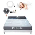 Produktbild: VEVOR Erdungsbettlaken, Queen-Size, 95 % Baumwolle & 5 % reine Silberfaser, Erdungsmatte, mit Erdungskabel & Tester, für verbesserten Schlaf