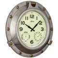 Produktbild: Atlanta 4545 Wanduhr Quarz analog Antik-Optik mit Thermometer